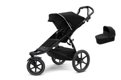 Športový kočík Thule Urban Glide 2 Black on Black + vanička 1