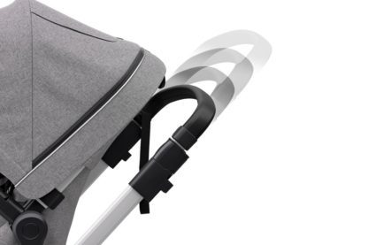 Detský kočík Thule Sleek Aluminum / Grey Melange + vanička Thule Sleek Bassinet - Image 9