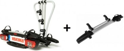 Nosič bicyklov Yakima JustClick 3 + Yakima JustClick adaptér (1x použitý)