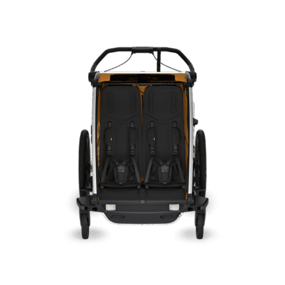 Cyklovozík Thule Chariot Sport 2 Double Natural Gold + bike set + kočíkový set - Image 4